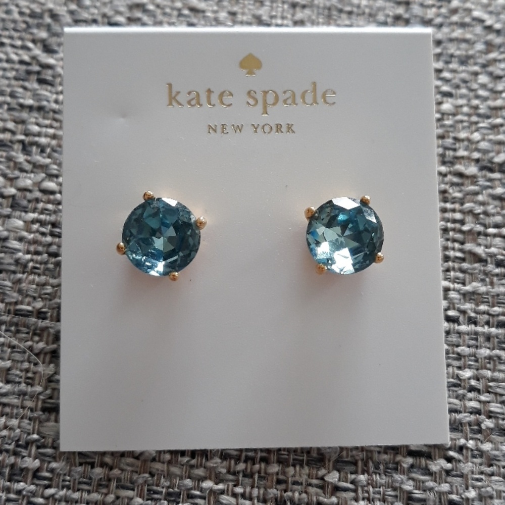 Kate Spade Grace Blue Stud Earrings